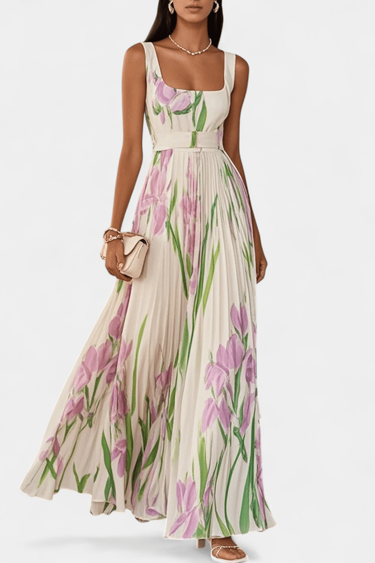 Maxi Abito Donna | Stampa Floreale & Eleganza Senza Tempo
