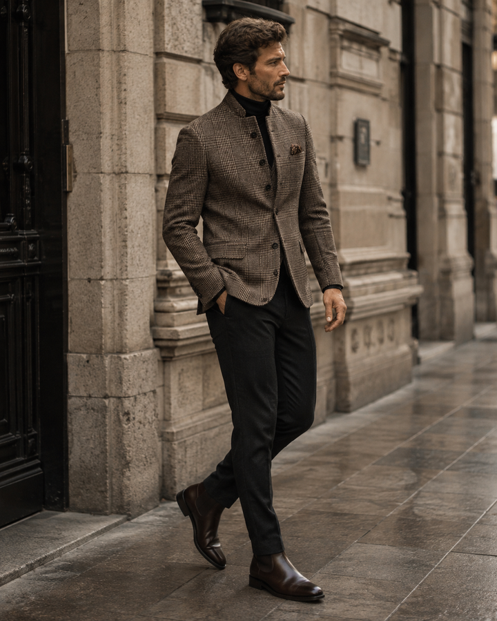 Giacca Uomo | Collo Alto &amp; Vestibilità Slim 2