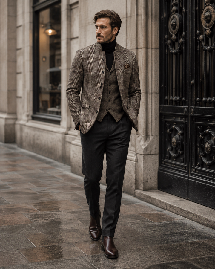 Giacca Uomo | Collo Alto &amp; Vestibilità Slim 1