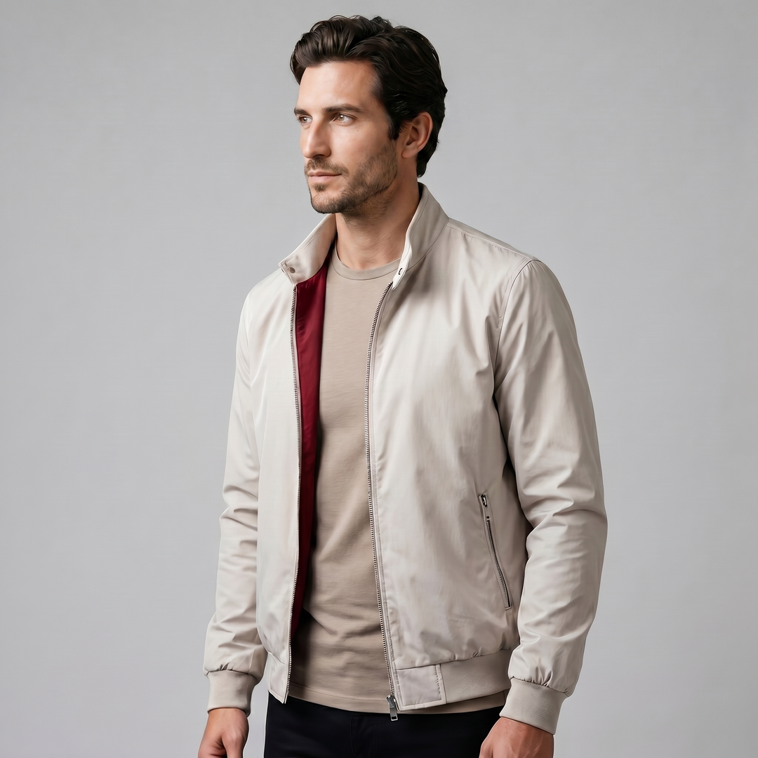 Giacca Bomber Uomo | Collo Alto e Vestibilità Slim 11