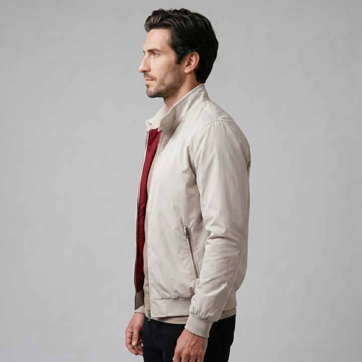 Giacca Bomber Uomo | Collo Alto e Vestibilità Slim 13