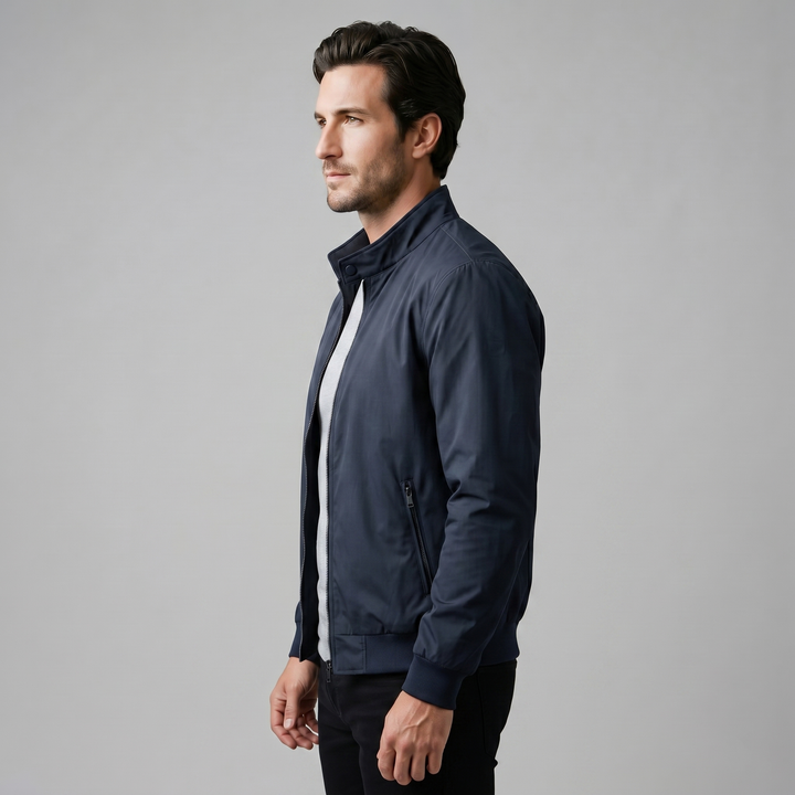 Giacca Bomber Uomo | Collo Alto e Vestibilità Slim 18