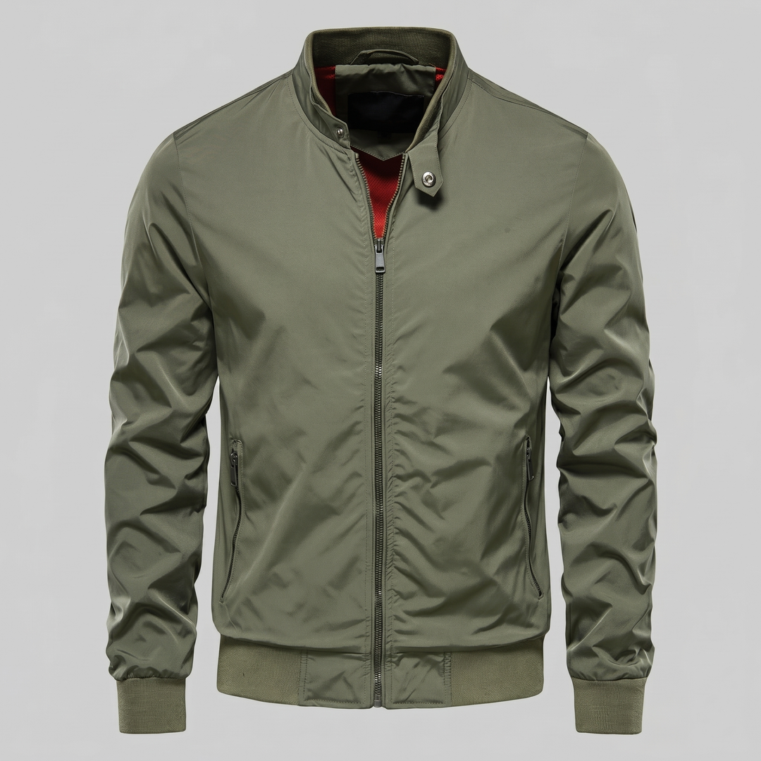 Giacca Bomber Uomo | Collo Alto e Vestibilità Slim 7