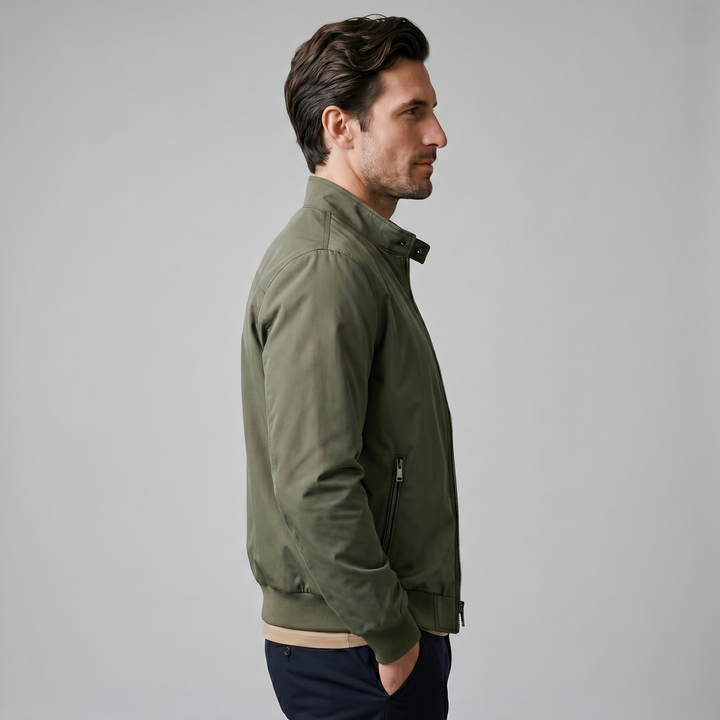 Giacca Bomber Uomo | Collo Alto e Vestibilità Slim 8