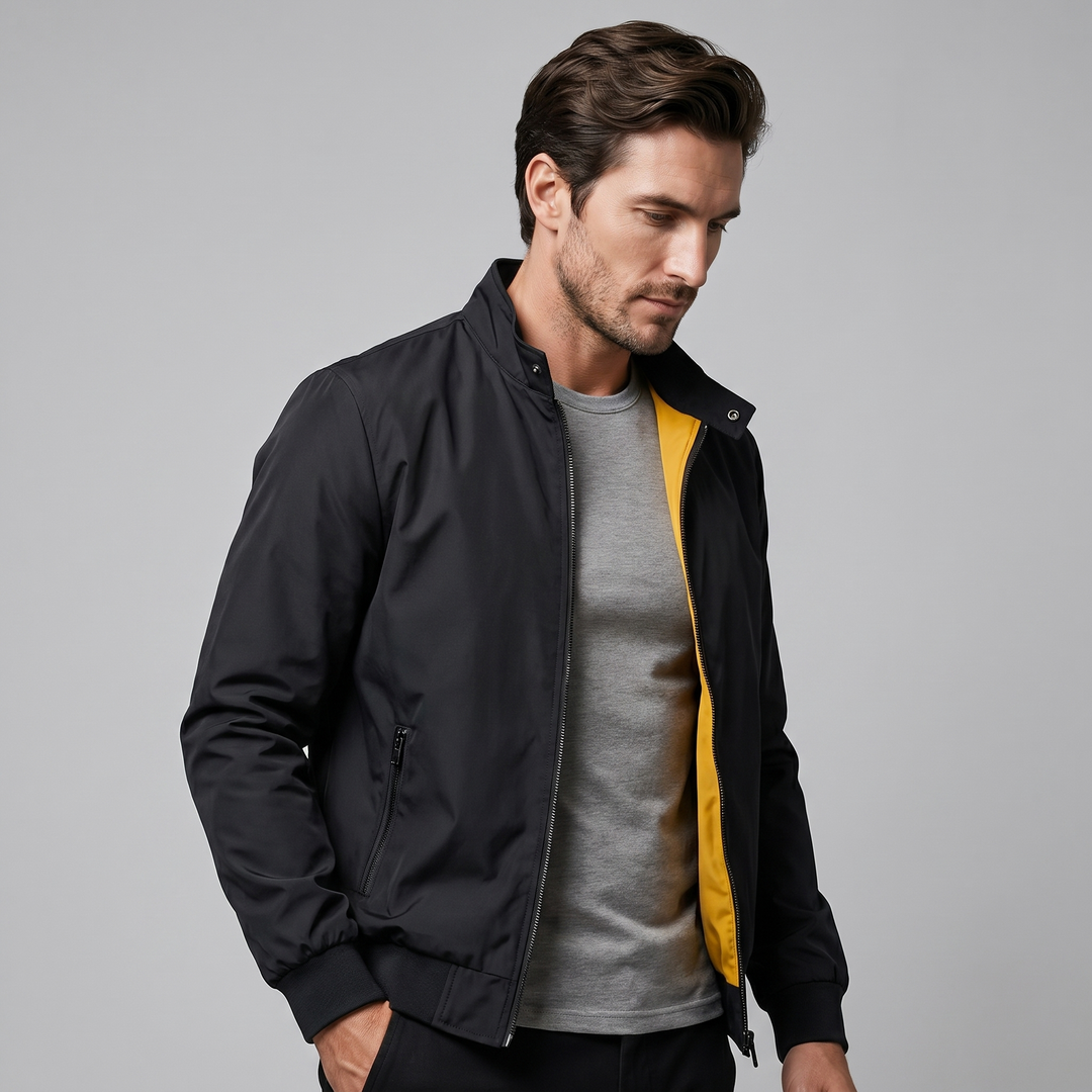 Giacca Bomber Uomo | Collo Alto e Vestibilità Slim 1