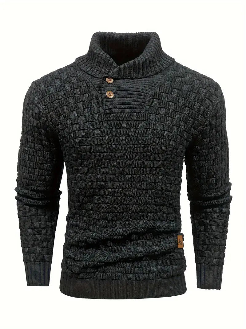 Maglione Uomo Collo Alto | Caldo e Avvolgente 1