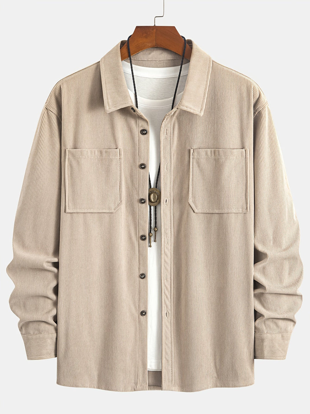 Men's Jacket | Classic Collar & Functional Pockets