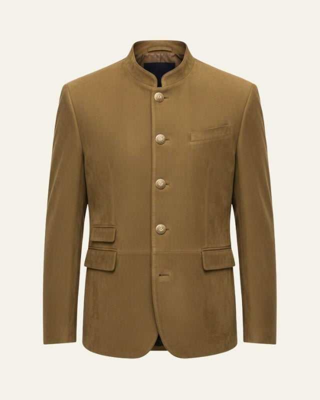 Men's Jacket | High Collar & Soft Finish