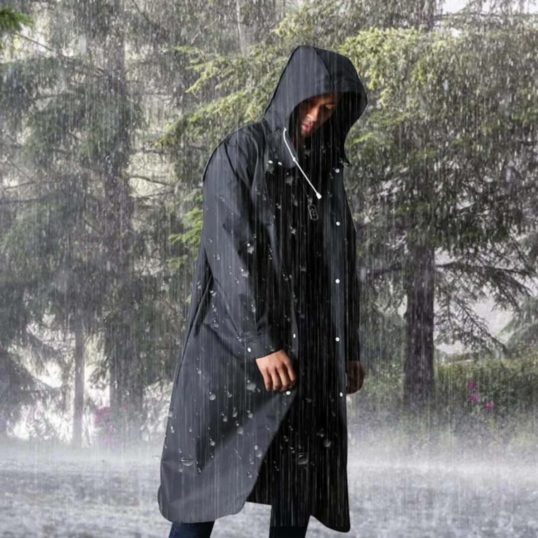 Impermeabile Lungo Uomo | Traspirante e Resistente 3