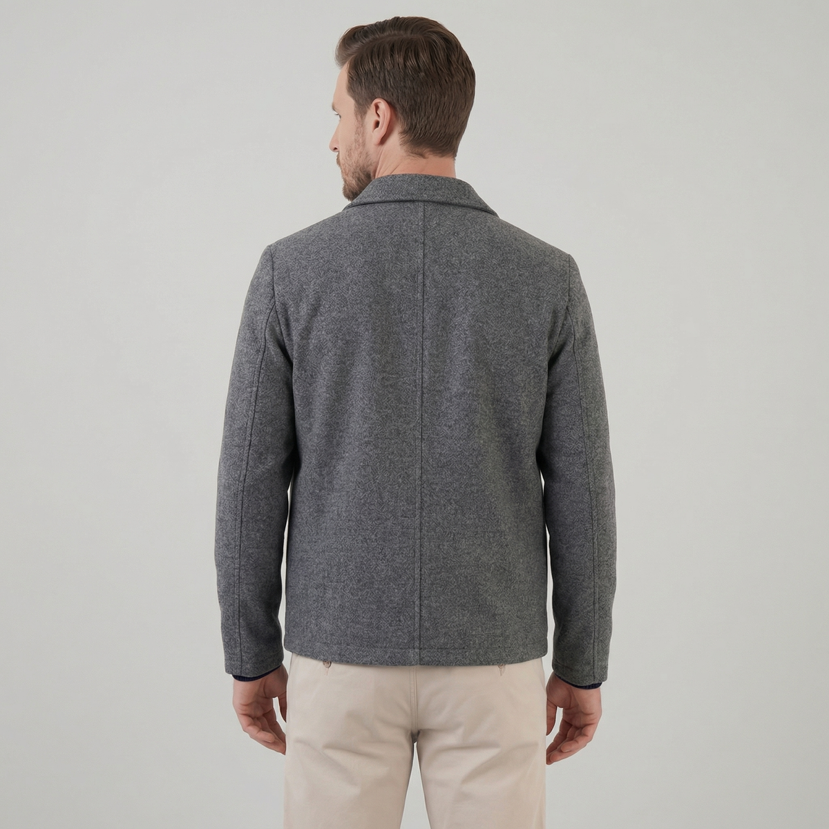 Giacca Uomo | Design Minimal con Zip 3