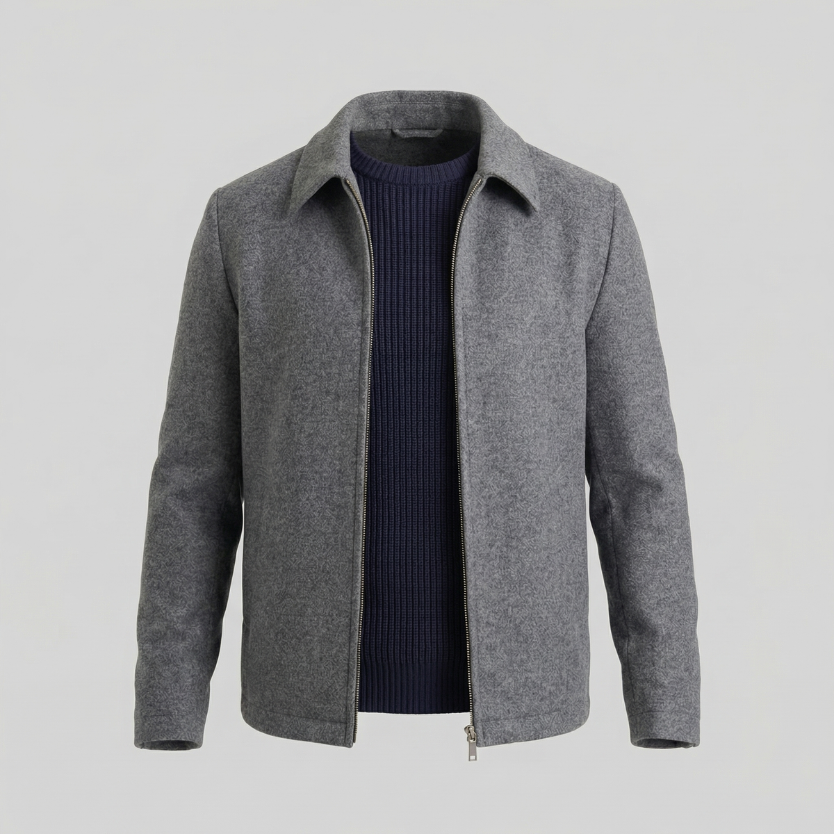 Giacca Uomo | Design Minimal con Zip 5