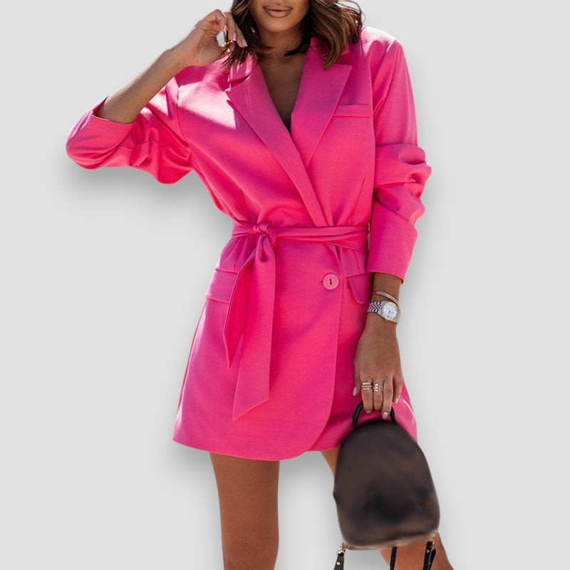 Mini Abito Donna | Blazer con Cintura & Stile Power Chic