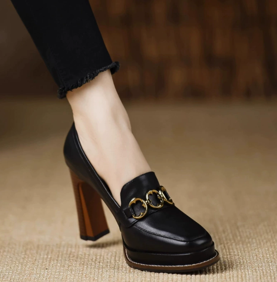 Nicolina | Mocassini Eleganti Da Donna Con Tacco 0