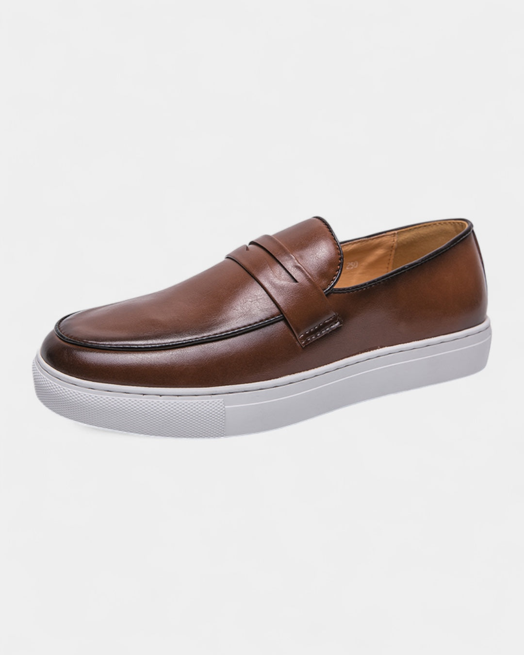 Mocassini Uomo in Pelle Slip-On Profilo Basso Fascetta 2