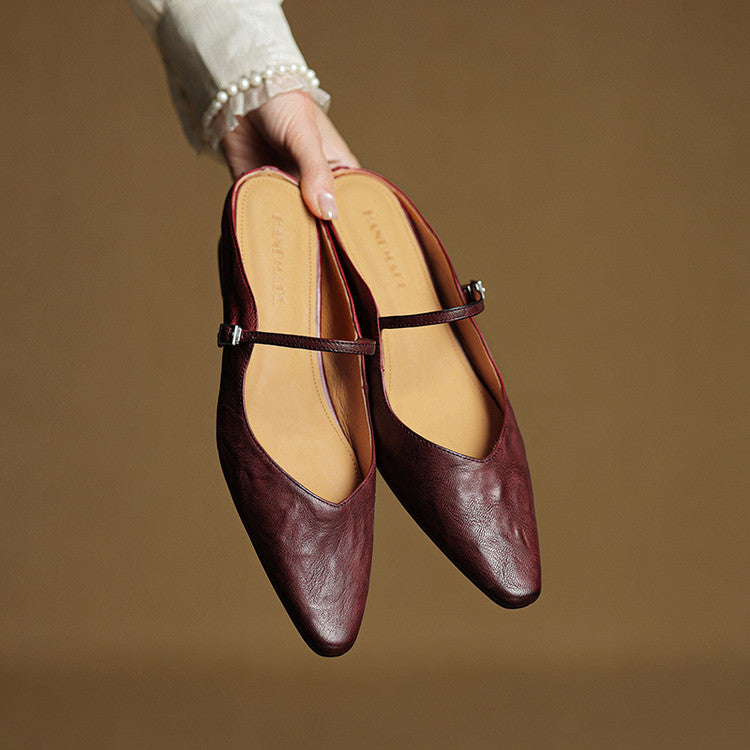 Mules Donna | Punta Affusolata & Eleganza Artigianale