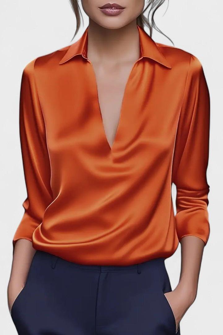 Nádia - Blusa Premium con scollatura a V 3