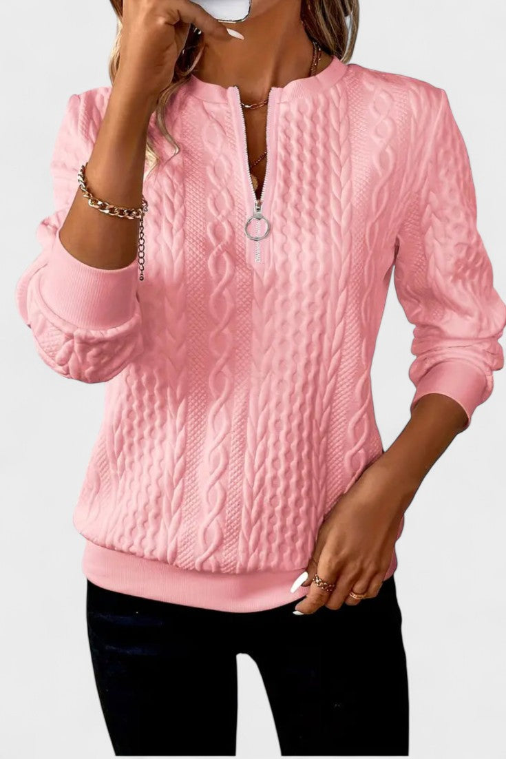 Nela™ | Maglione con zip per donne 0