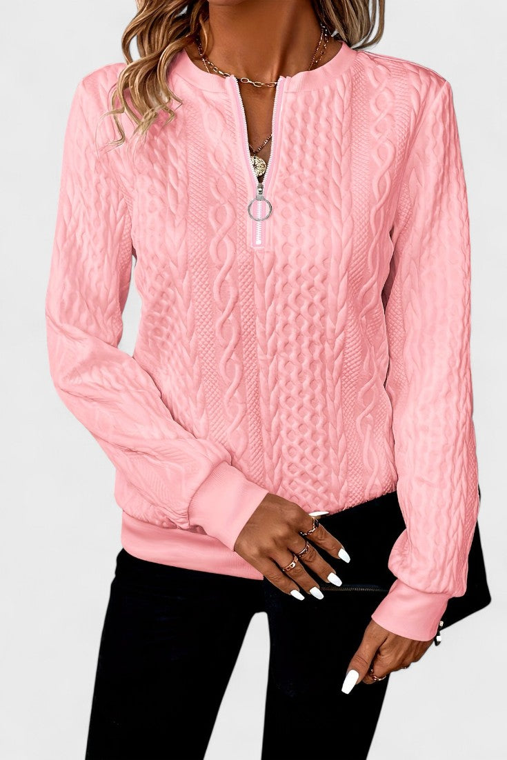 Nela™ | Maglione con zip per donne 2