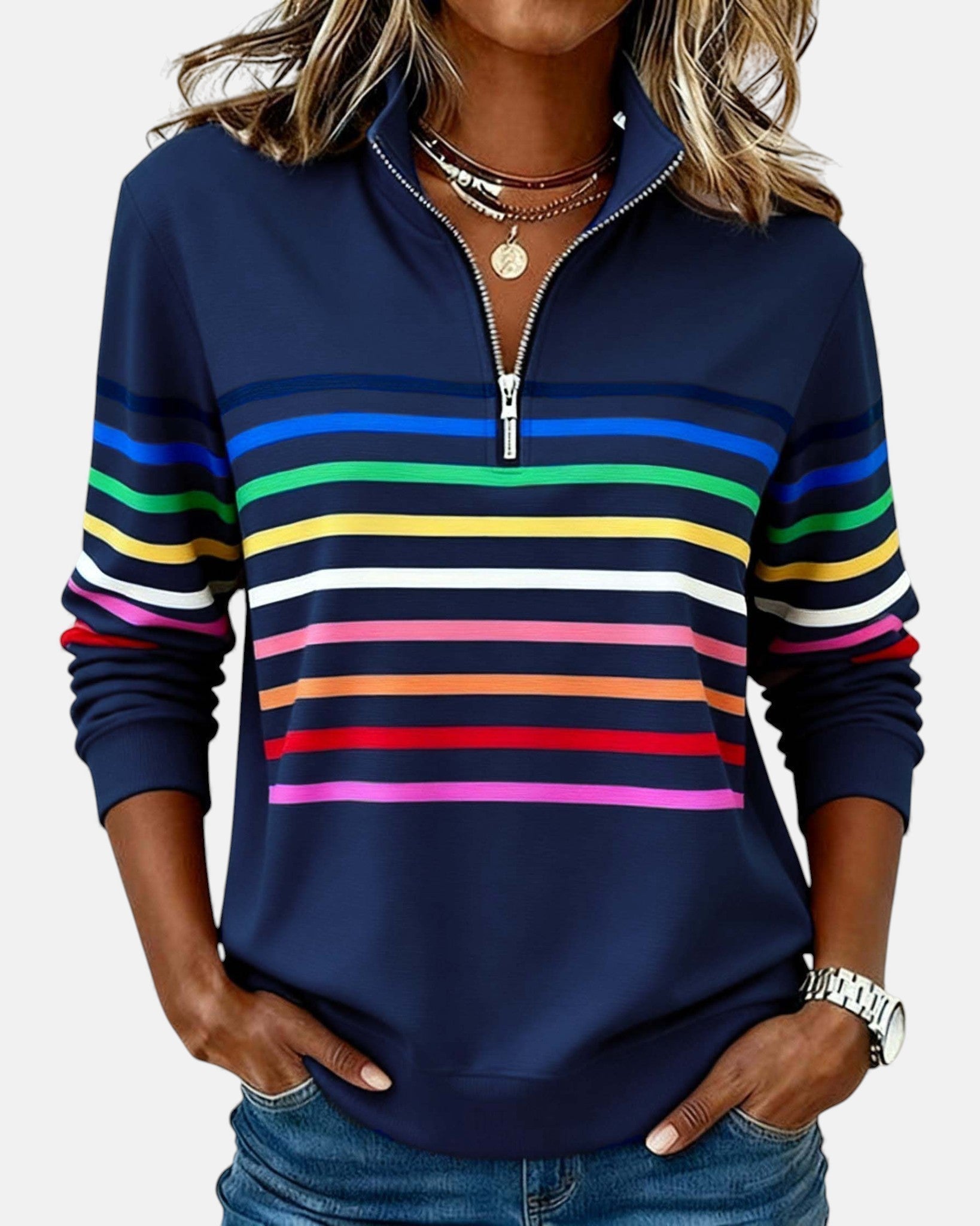 Nina | Maglione a righe 3