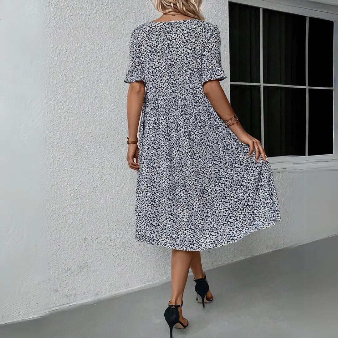 Nola | Abito autunnale dal design senza tempo a pois 5