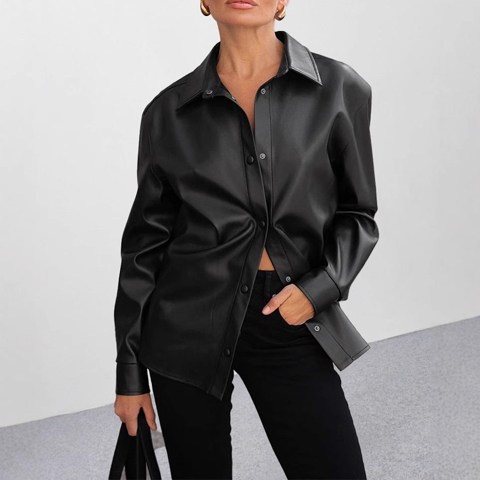 Women's Blouse | Classic Collar & Button Front 1