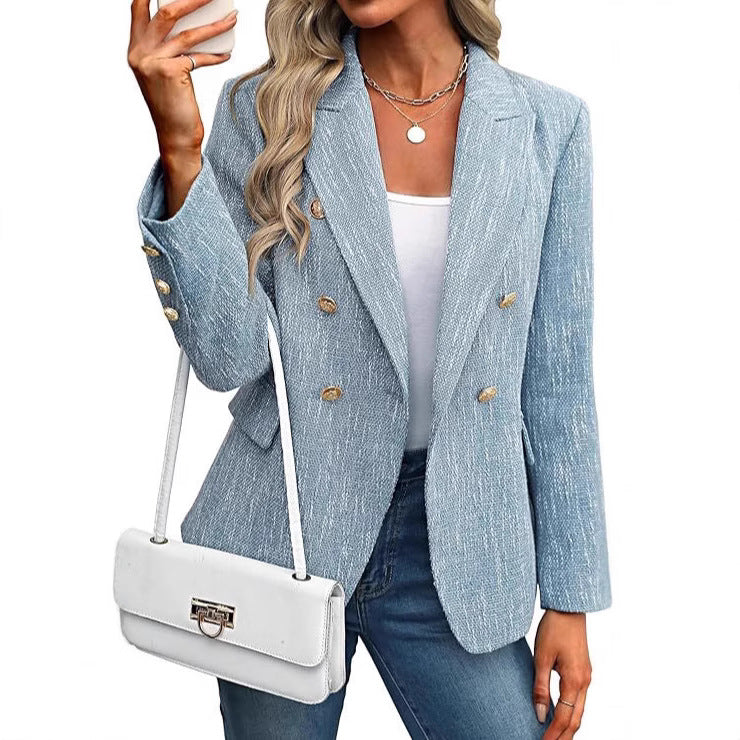 Women's Double-Breasted Blazer | Tailored Fit & Timeless Style 1