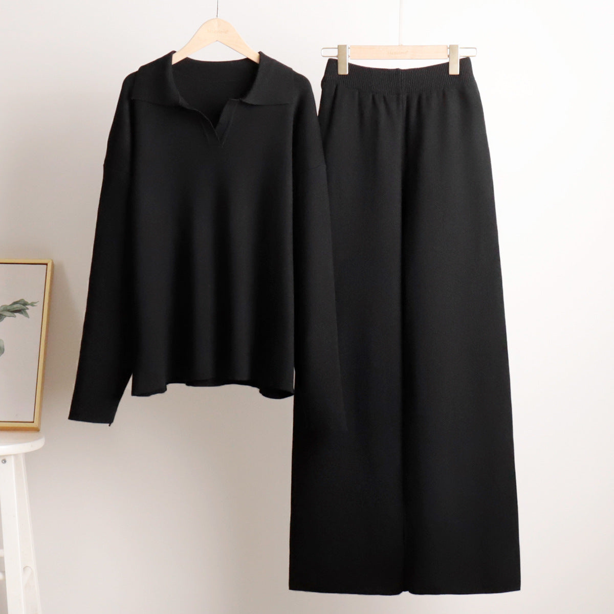 Completo Donna | Pantalone Largo e Maglia Comoda 6