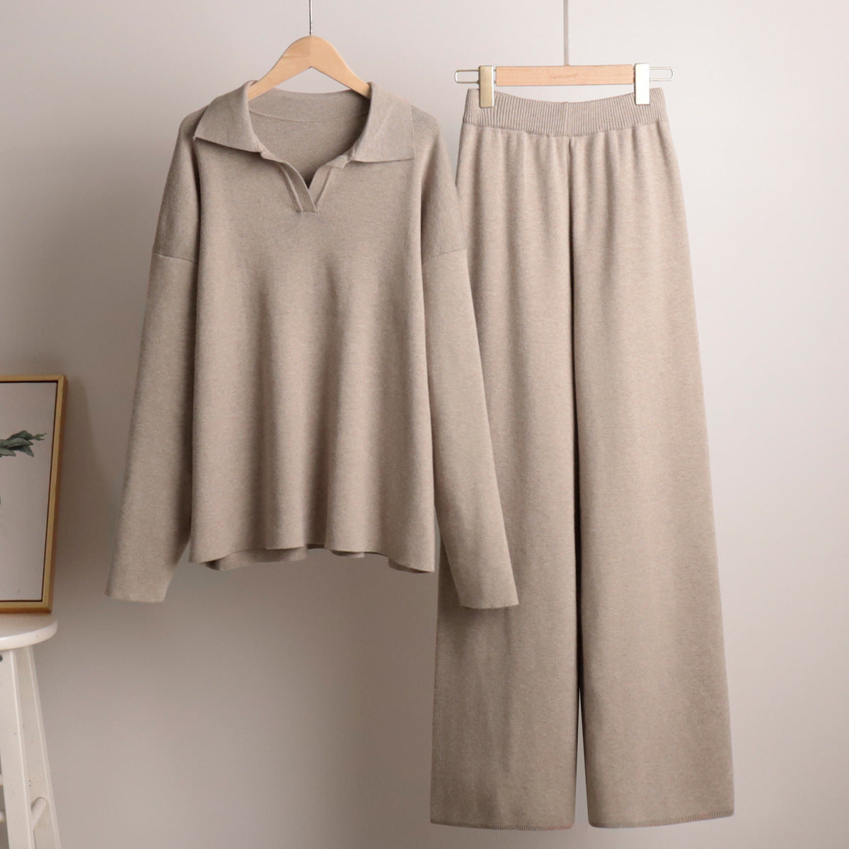 Completo Donna | Pantalone Largo e Maglia Comoda 5