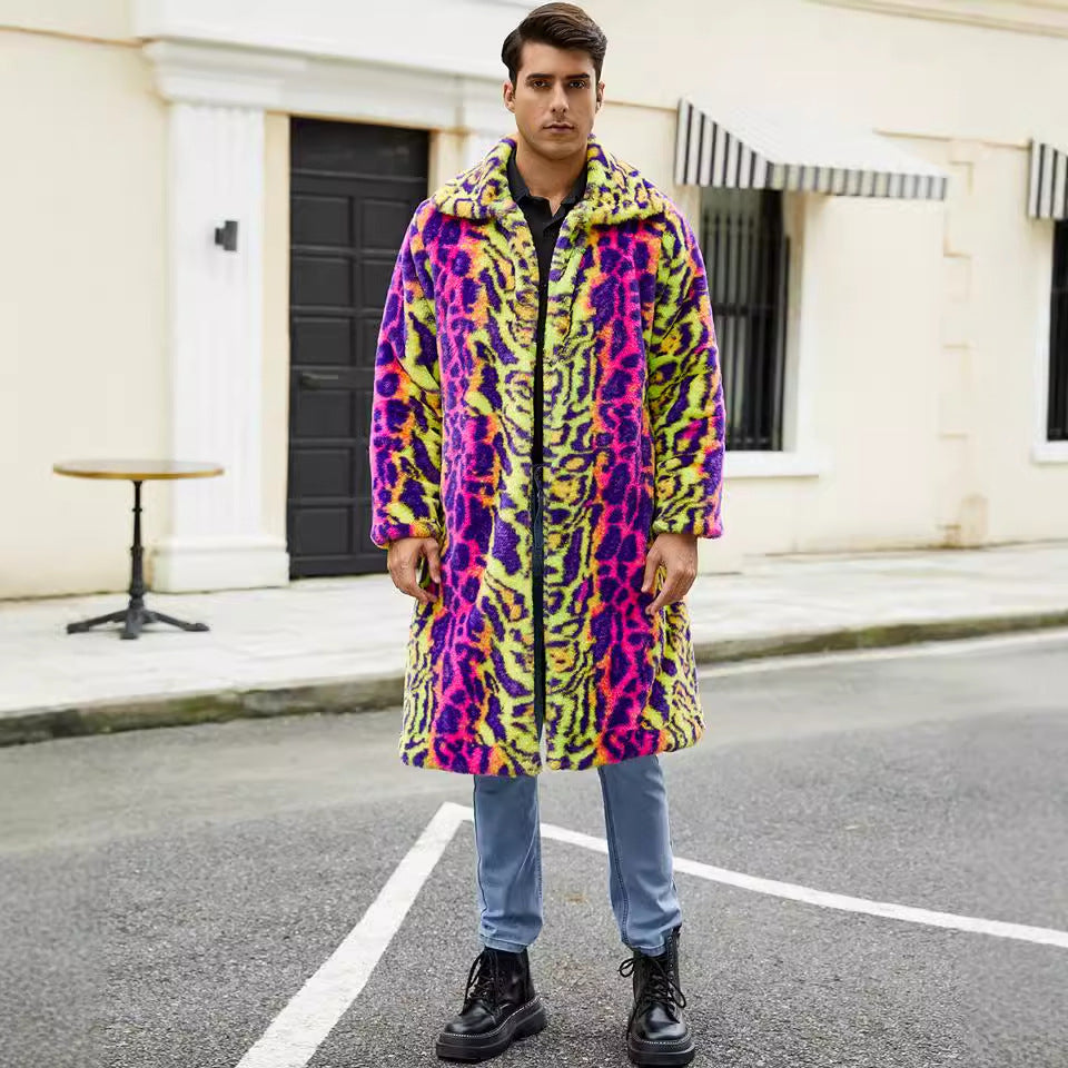 Men's Coat | Bold Pattern & Relaxed Fit 1