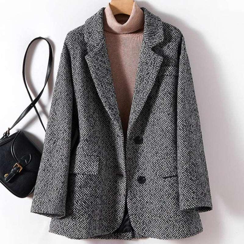 LINDA™ WOOL BLAZER Caliboot