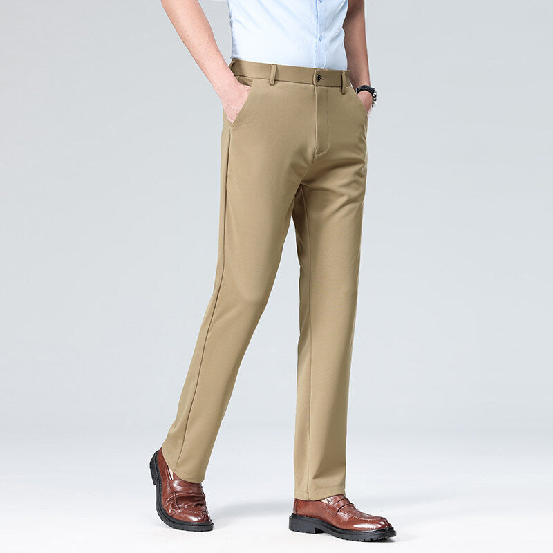 Men's Office Trousers | Elastic Waist & Breathable Comfort 1