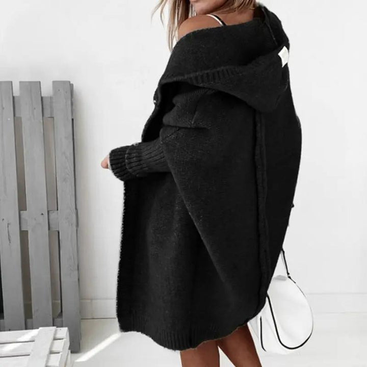 Oversized Hooded Cardigan for Women – Cozy &amp; Effortless Style-Caliboot
