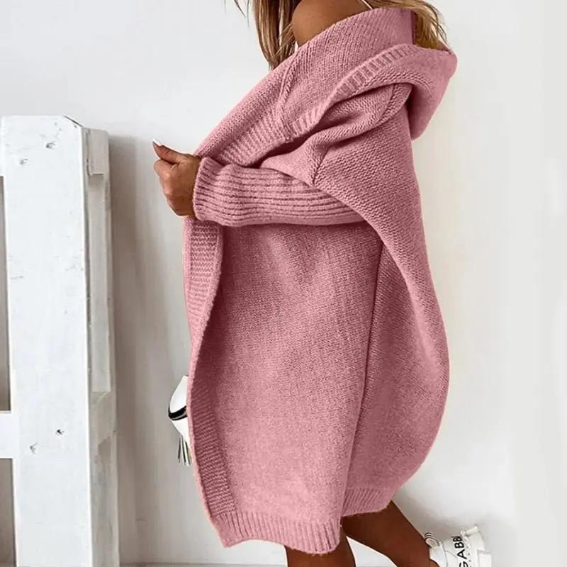 Oversized Hooded Cardigan for Women – Cozy &amp; Effortless Style-Caliboot