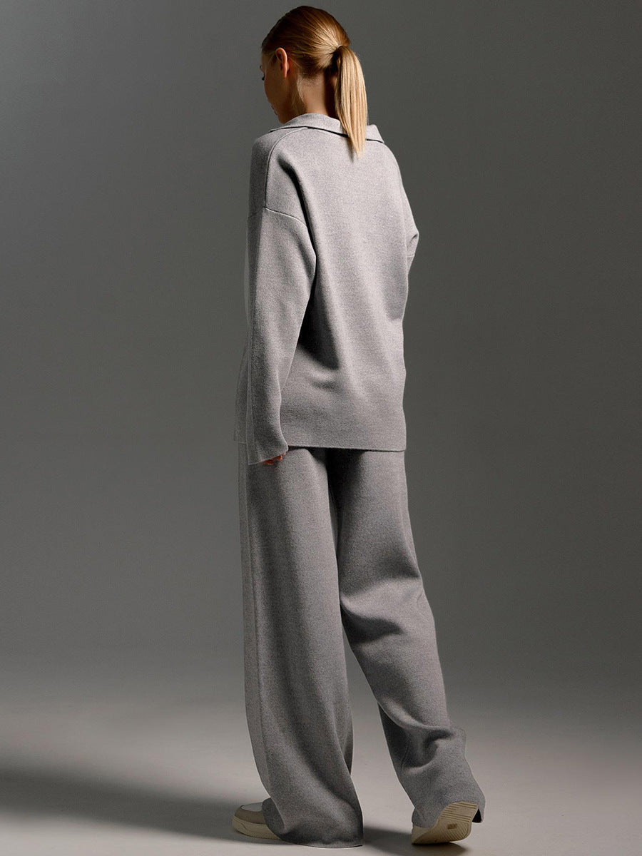Completo Donna | Pantalone Largo e Maglia Comoda 8