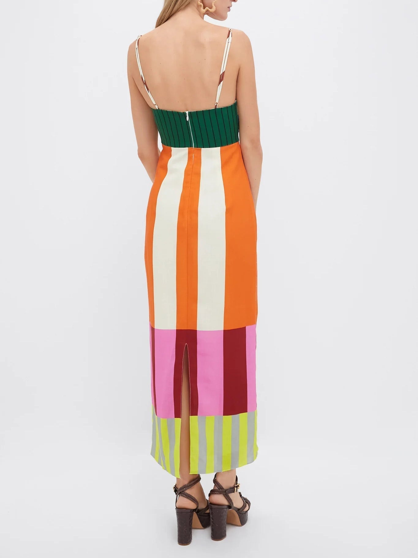 Paloma | Maxi Abito Colorato a Righe 4