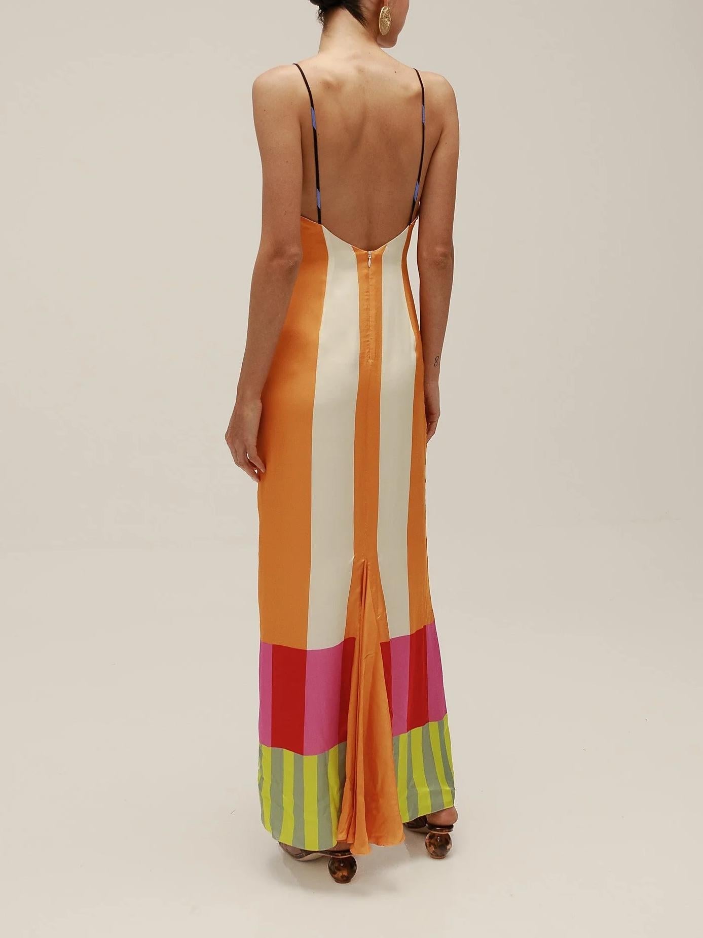 Paloma | Maxi Abito Colorato a Righe 6