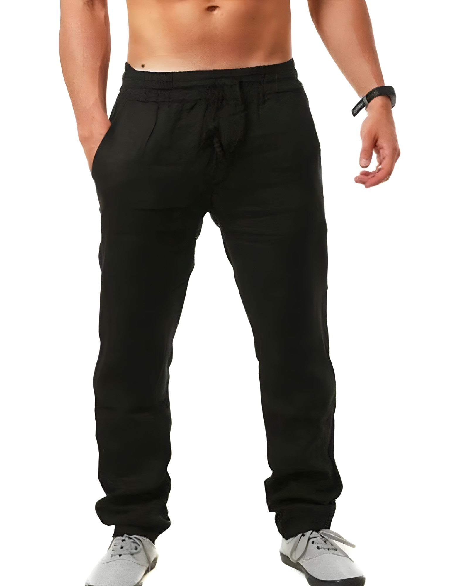 Pantaloni Uomo Estivi | Vita Elasticizzata & Cordoncino Regolabile