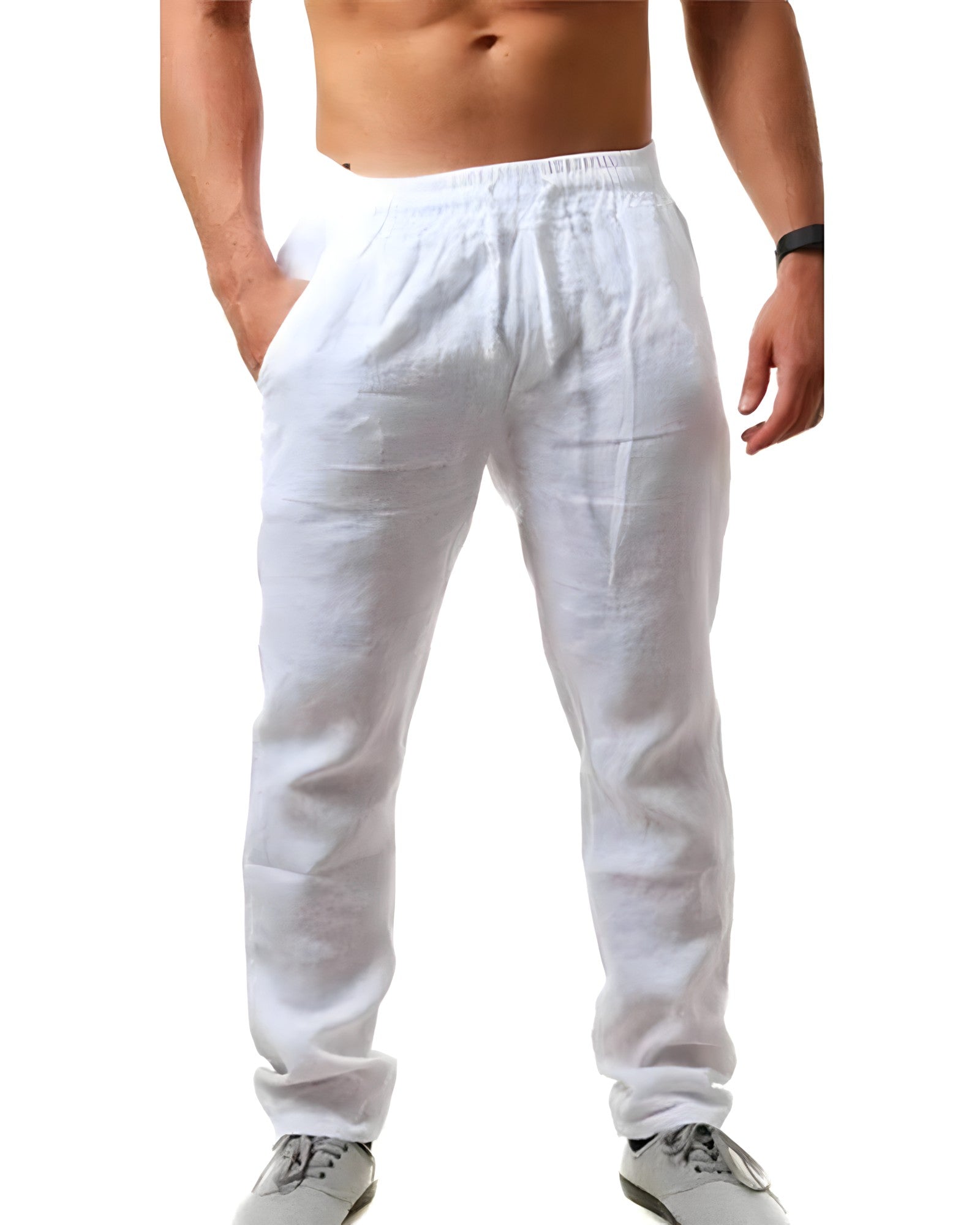 Pantaloni Uomo Estivi | Vita Elasticizzata & Cordoncino Regolabile