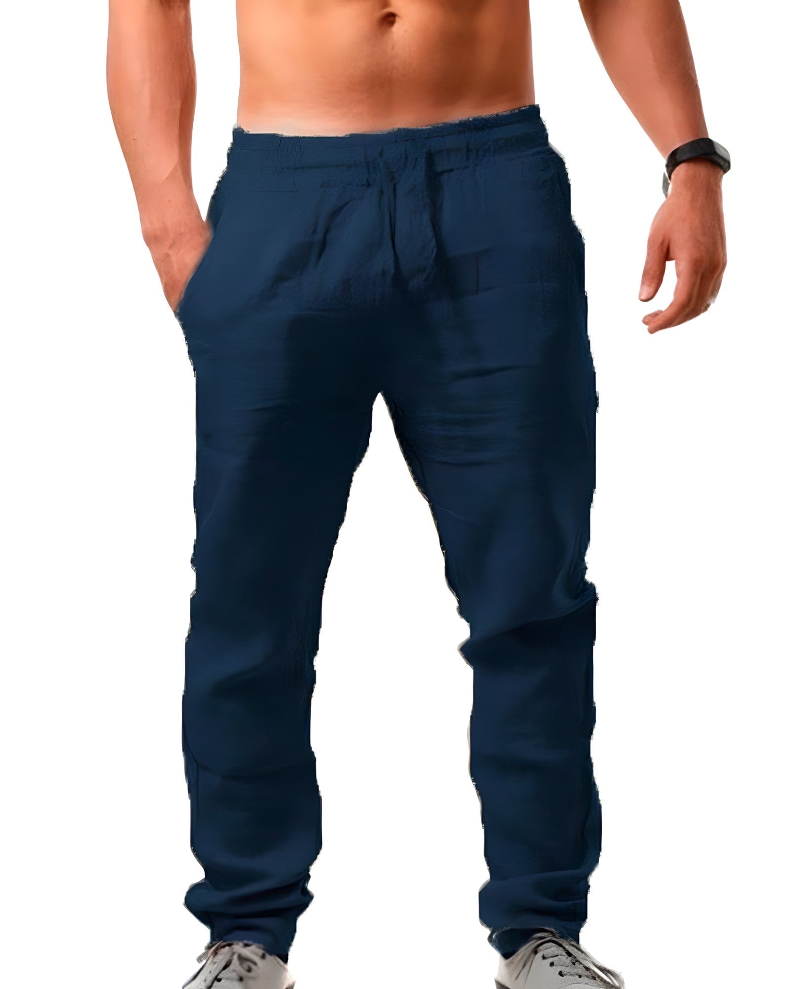 Pantaloni Uomo Estivi | Vita Elasticizzata & Cordoncino Regolabile