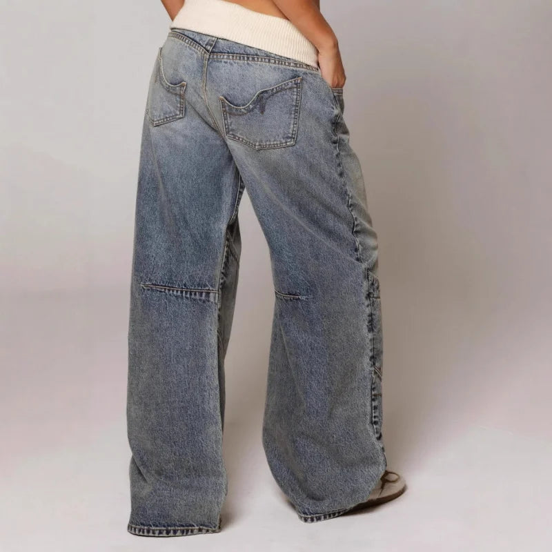 Pantaloni Baggy Donna – Con Vita Elastico, Casual per Uso Quotidiano 3