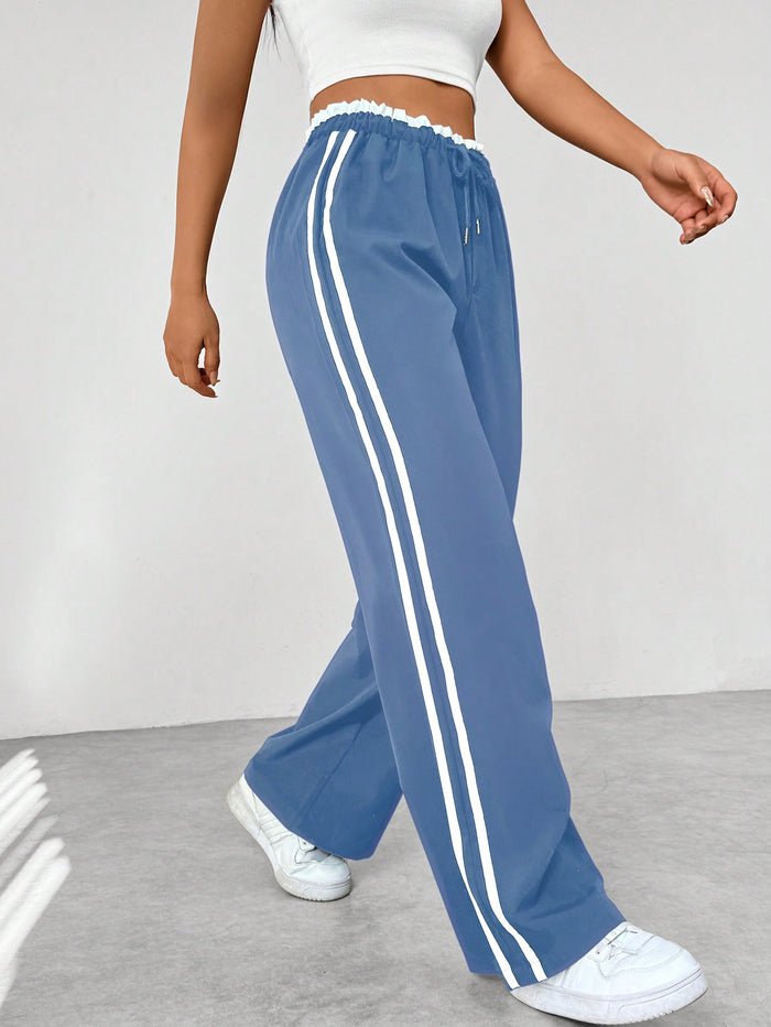 Pantaloni Jogging Donna a Vita Alta – Vestibilità Sportiva per Uso Casual 0