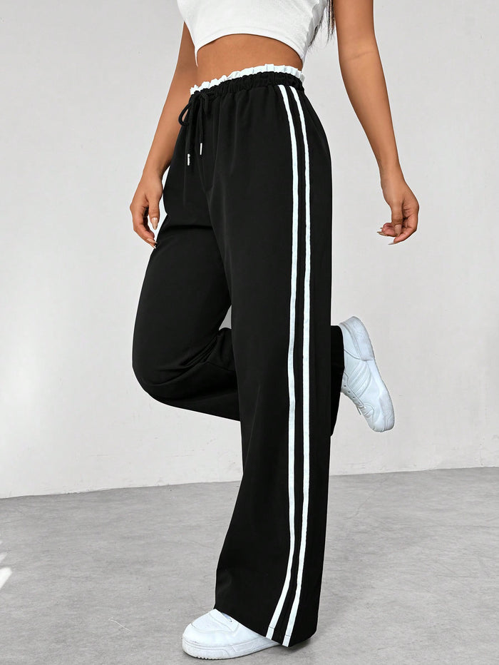 Pantaloni Jogging Donna a Vita Alta – Vestibilità Sportiva per Uso Casual 3