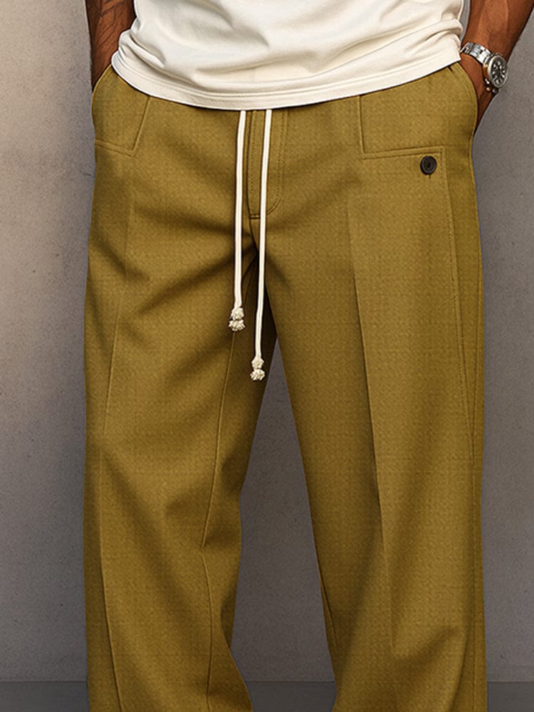 Pantaloni Slim Fit da Uomo – Con Zip e Vita Elastica, Adatti per Lavoro e Tempo Libero 7
