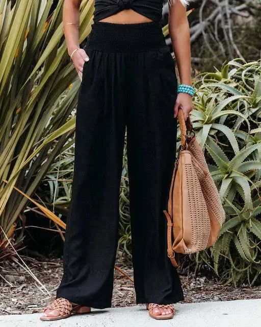 Pantaloni larghi estivi a vita alta di MAYA 2
