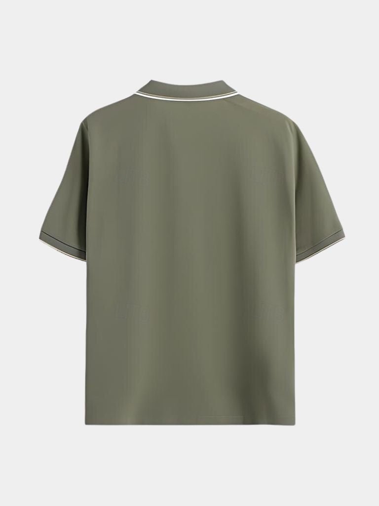 Jesper | polo v-collo nero 7