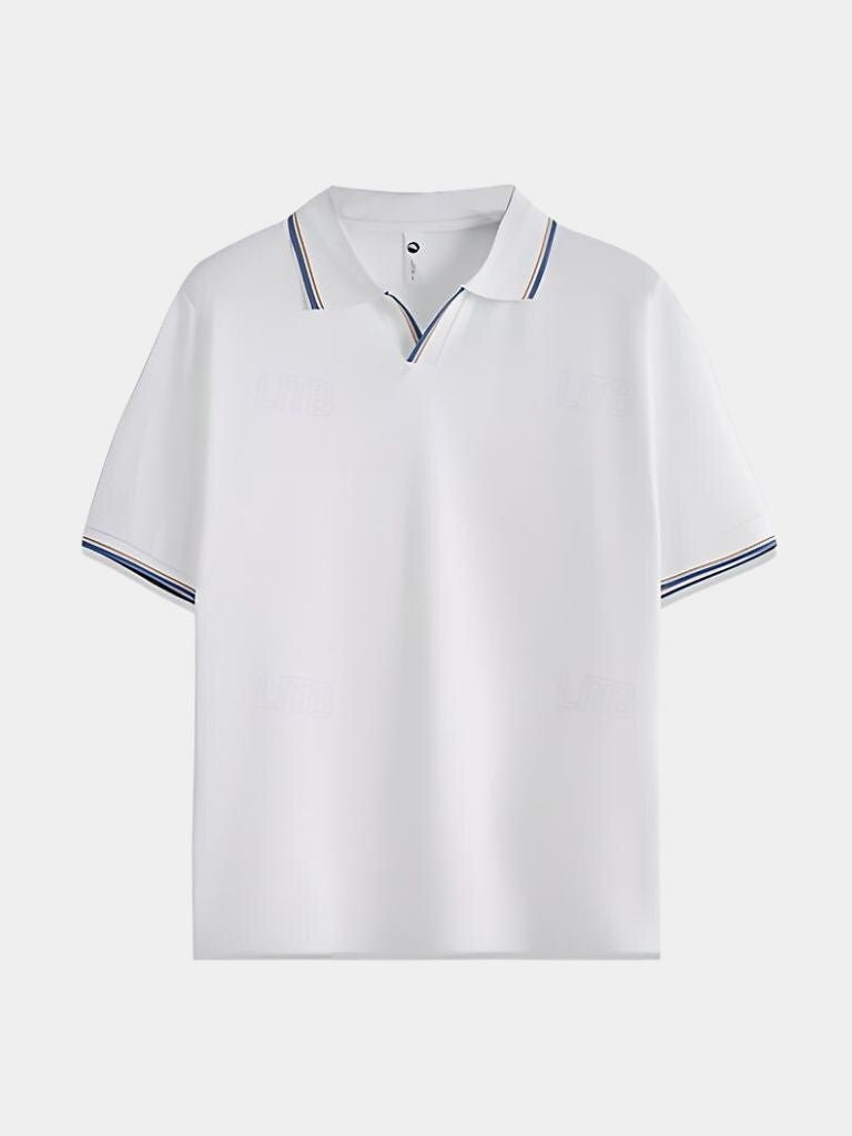 Jesper | polo v-collo nero 9