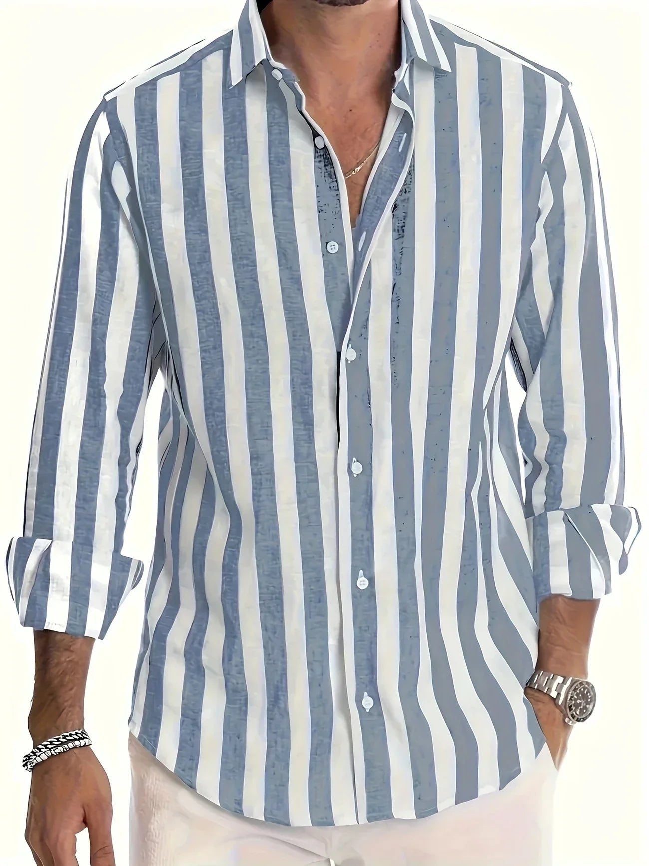 Polo Uomo | Righe Verticali & Stile Estivo Mediterraneo