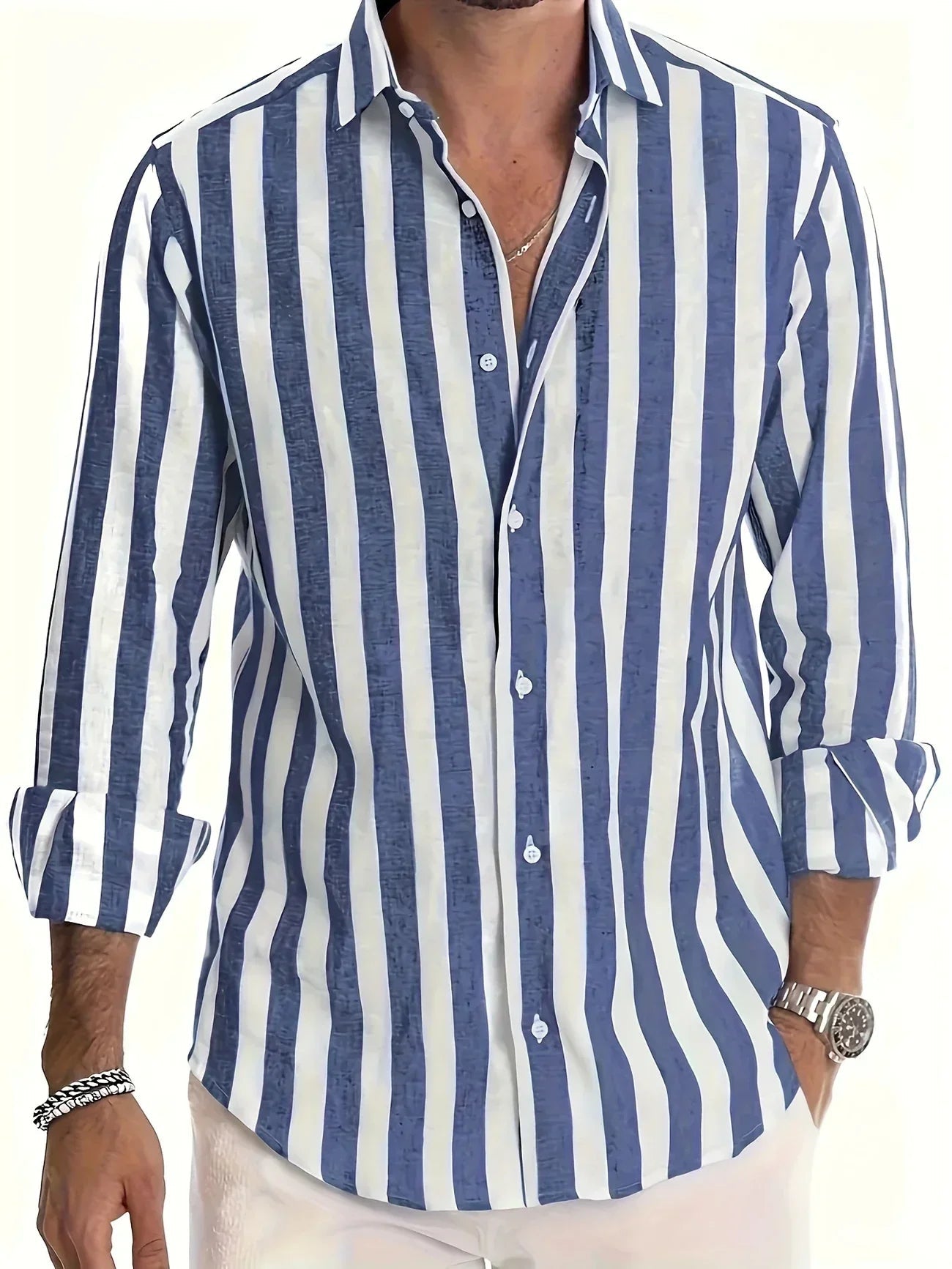 Polo Uomo | Righe Verticali & Stile Estivo Mediterraneo