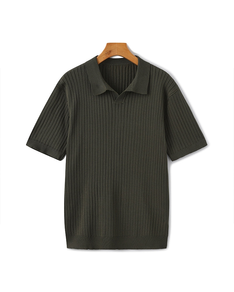 Polo a Coste Premium | Polo in Maglia Elegante e Versatile 10