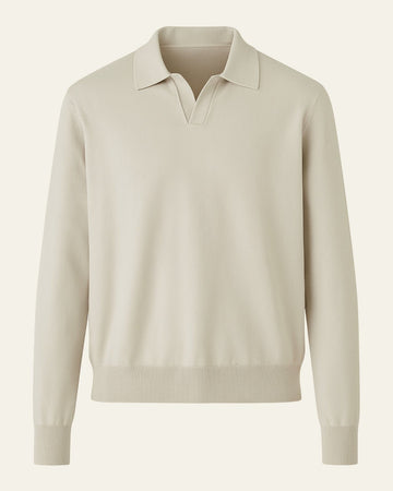 Polo a Maniche Lunghe Uomo | Colletto Classico